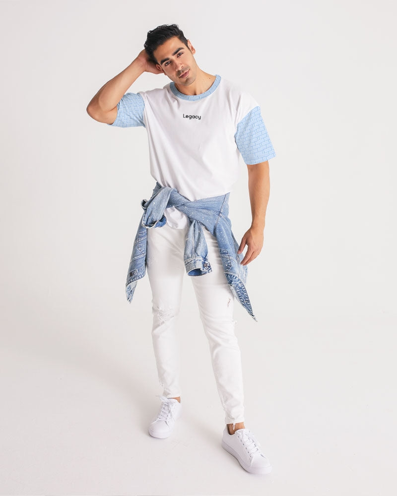 Baby blue brick Men's Premium Heavyweight Tee