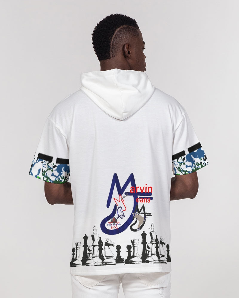 Wild splash chest board Men's Premium Heavyweight Short Sleeve Hoodie