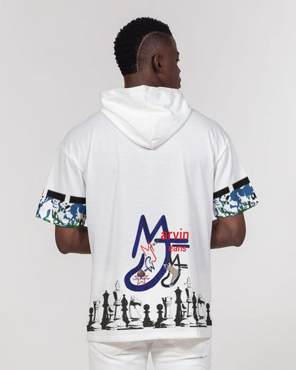 Wild splash chest board Men's Premium Heavyweight Short Sleeve Hoodie