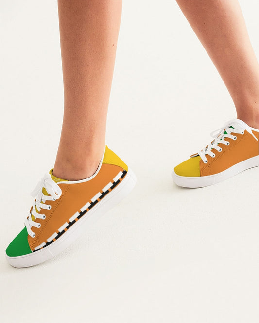 Crazy mix Women's Faux-Leather Sneaker
