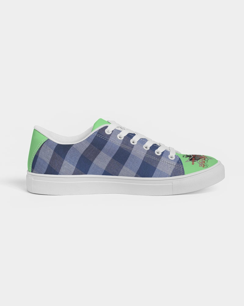 Blue stripes Mint by Marvin Jeans and Trinity D Marvin Men's Faux-Leather Sneaker