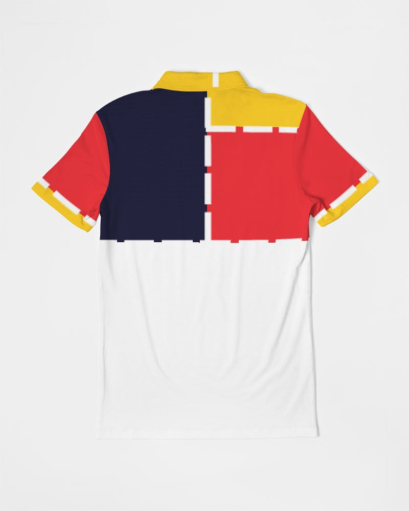 K'Kay by Marvin Jeans and Trinity D Marvin Men's Slim Fit Short Sleeve Polo