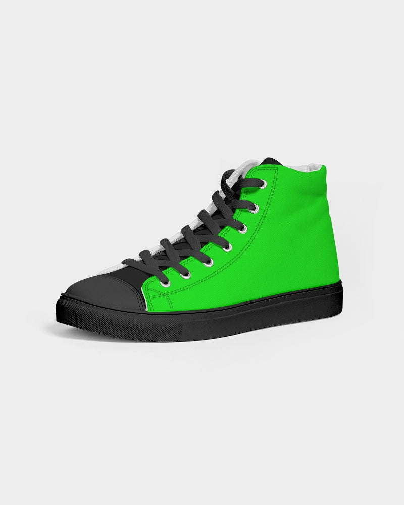 Black is beautiful BY MARVIN JEANS Men's Hightop Canvas Shoe - Black