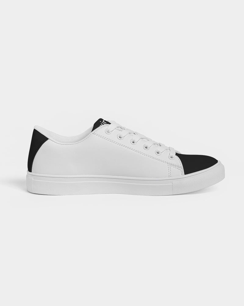 Black and white 2.0 by Marvin Jeans and Trinity D Marvin Men's Faux-Leather Sneaker