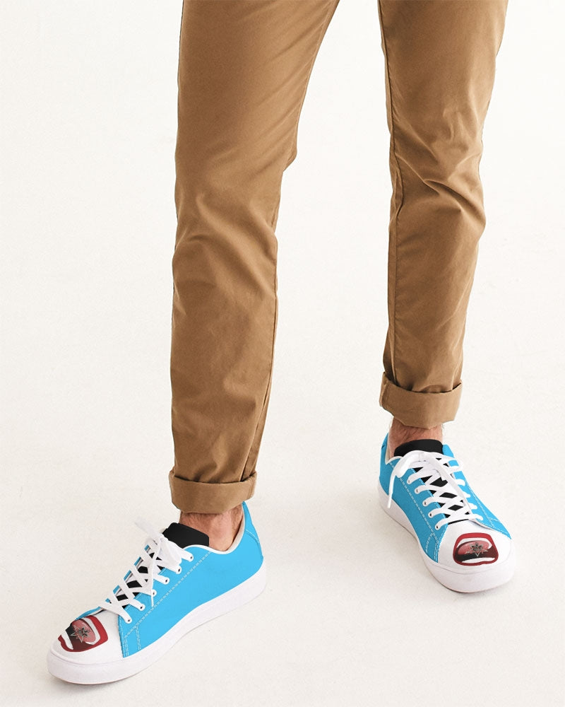 Word of mouth, loud blue Marvin Jeans and Trinity D Marvin Men's Faux-Leather Sneaker