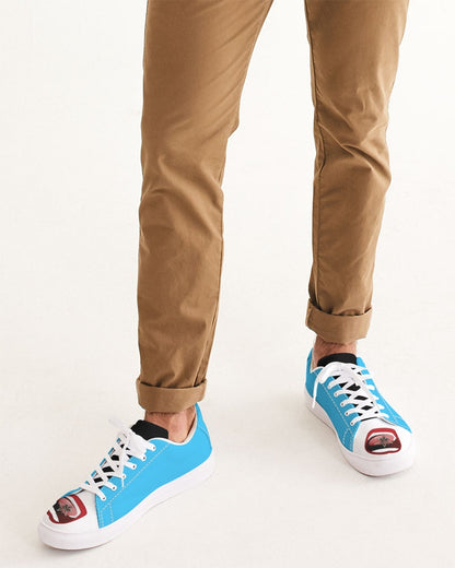 Word of mouth, loud blue Marvin Jeans and Trinity D Marvin Men's Faux-Leather Sneaker