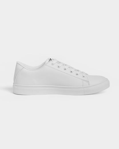 All White New-Legacy Men's Faux-Leather Sneaker