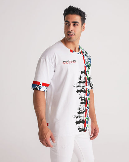Wild splash chest board  by Marvin Jeans and Trinity D Marvin Men's Premium Heavyweight Tee