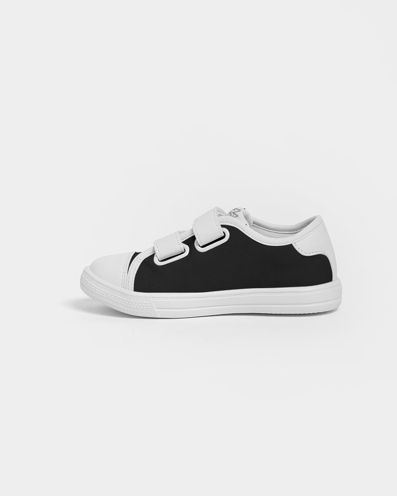 Black & white Kids Velcro Sneaker
