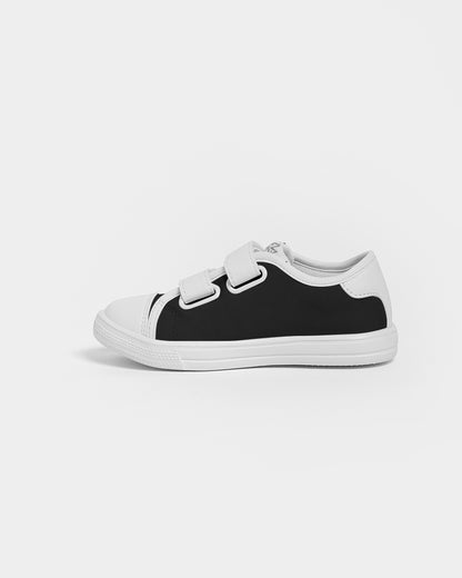 Black & white Kids Velcro Sneaker