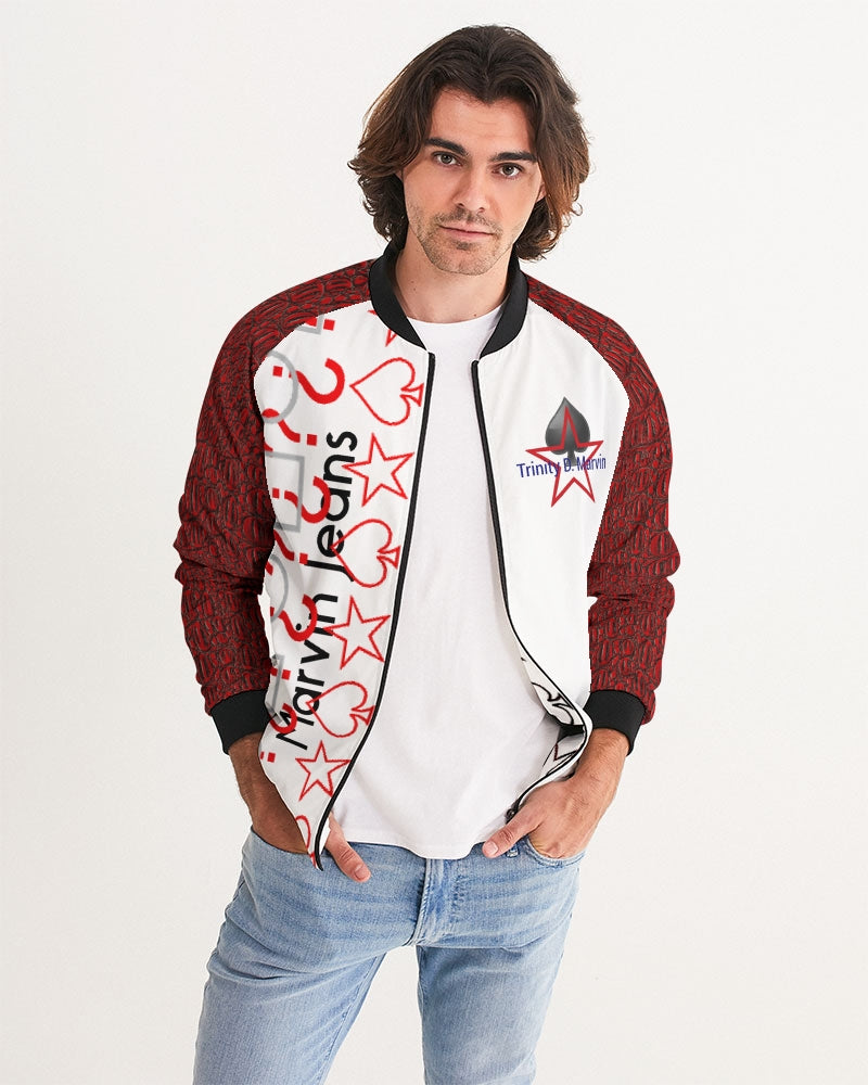 Trinity D Marvin ( Gator Red) Men's Bomber Jacket