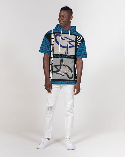 Brick city London Paris BY MARVIN JEANS Men's Premium Heavyweight Short Sleeve Hoodie