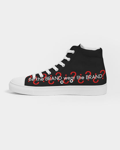 Black by Trinity D. Marvin Men's Hightop Canvas Shoe