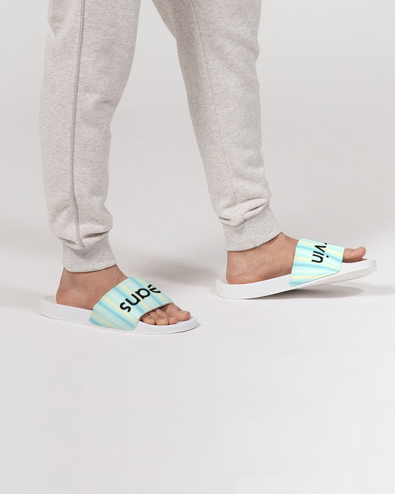 Pin stripes BY MARVIN JEANS Men's Slide Sandal