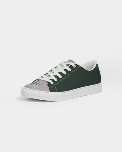 Above greatness light gray  Men's Faux-Leather Sneaker