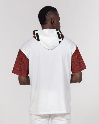 Gator red Men's Premium Heavyweight Short Sleeve Hoodie