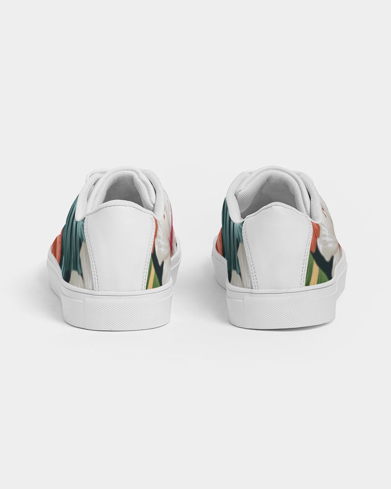 Garden splash by Trinity D. Marvin and Marvin Jeans  Men's Faux-Leather Sneaker