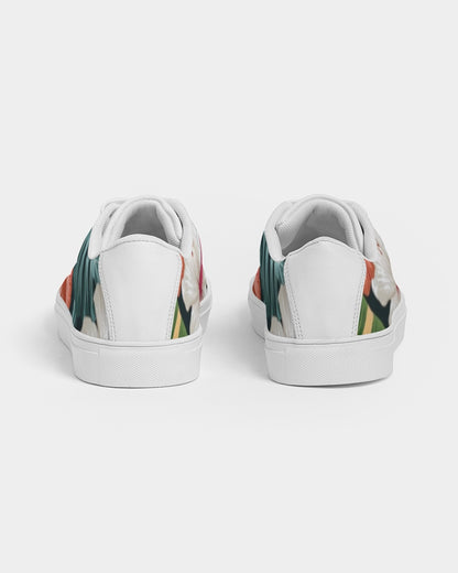 Garden splash by Trinity D. Marvin and Marvin Jeans  Men's Faux-Leather Sneaker