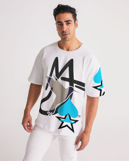 Two logo's BY MARVIN JEANS Men's Premium Heavyweight Tee