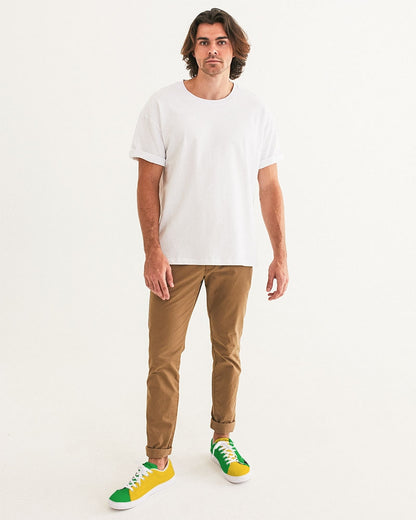 Lemon Lime Green Bay BY MARVIN JEANS Men's Faux-Leather Sneaker