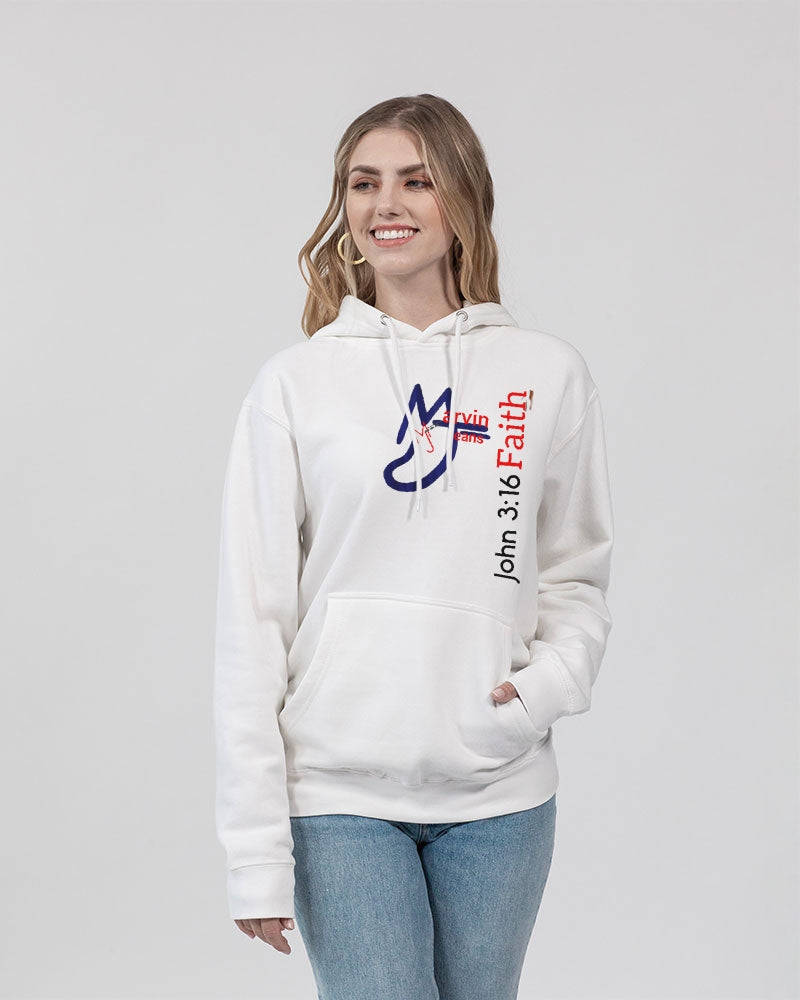 John 3:16 by Marvin Jeans and Trinity D Marvin Unisex Premium Pullover Hoodie | Lane Seven
