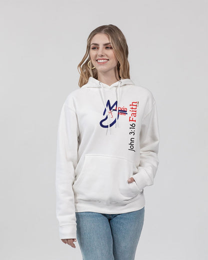 John 3:16 by Marvin Jeans and Trinity D Marvin Unisex Premium Pullover Hoodie | Lane Seven