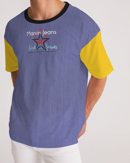 Yellow mix by Marvin Jeans and Trinity D Marvin Men's Premium Heavyweight Tee