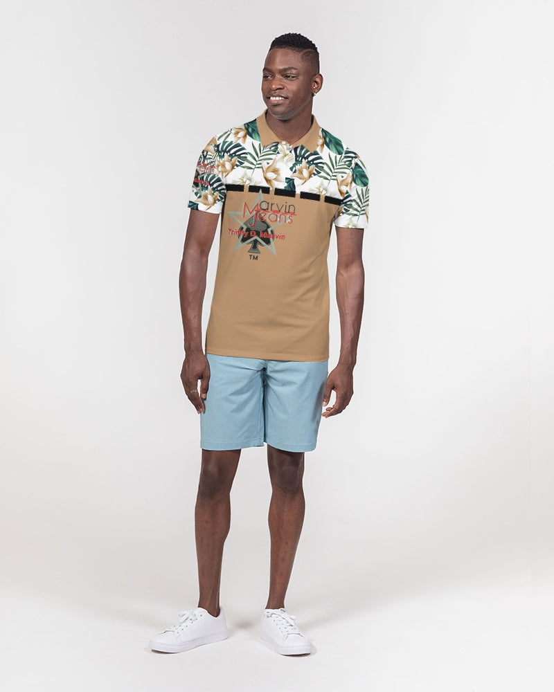 Rosewood by Marvin Jeans and Trinity D Marvin Men's Slim Fit Short Sleeve Polo