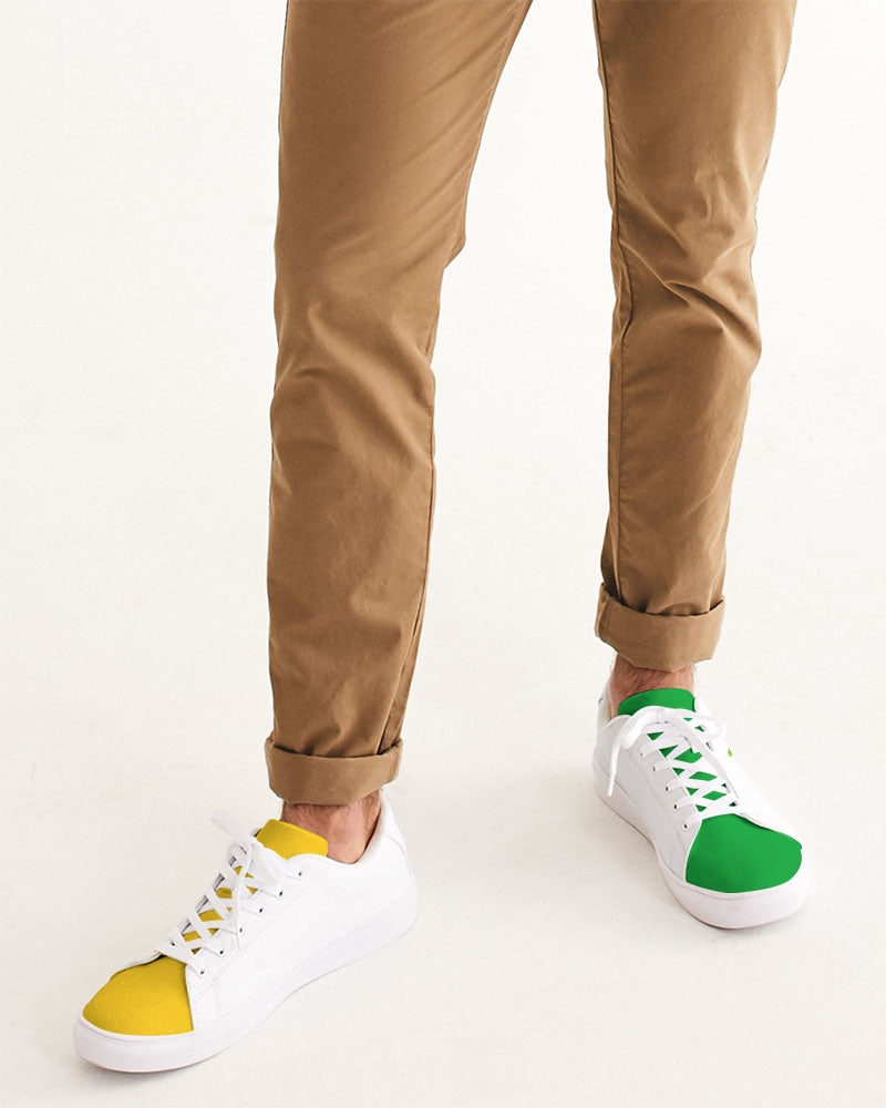 Lemon Lime Green Bay by Marvin Jeans and Trinity D Marvin Men's Faux-Leather Sneaker