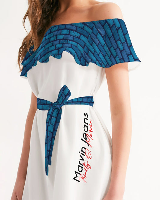 Brick City Women's Off-Shoulder Dress