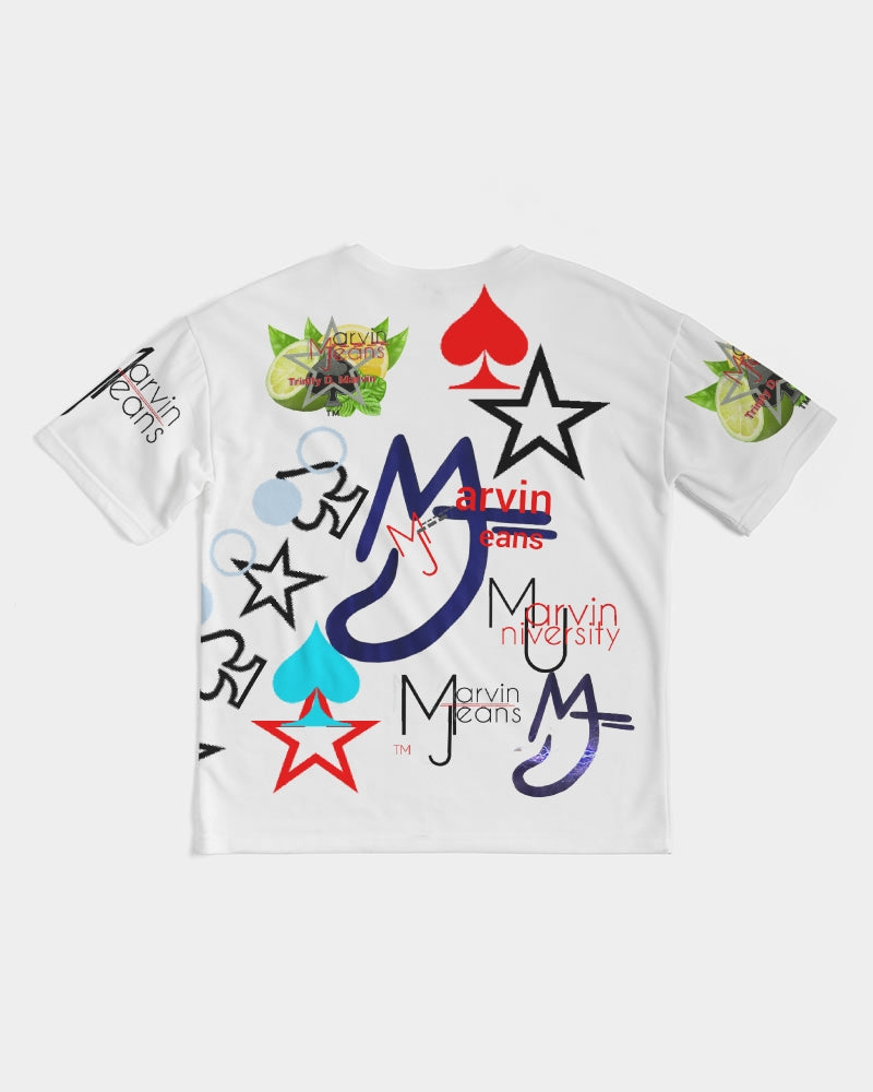 From rags to glory Logo's 2.0 by Marvin Jeans and Trinity D Marvin Men's Premium Heavyweight Tee