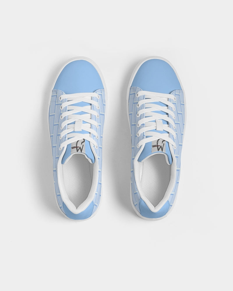 Baby blue brick Men's Faux-Leather Sneaker
