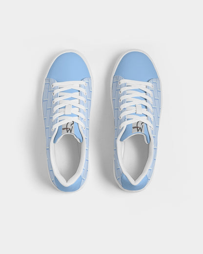 Baby blue brick Men's Faux-Leather Sneaker
