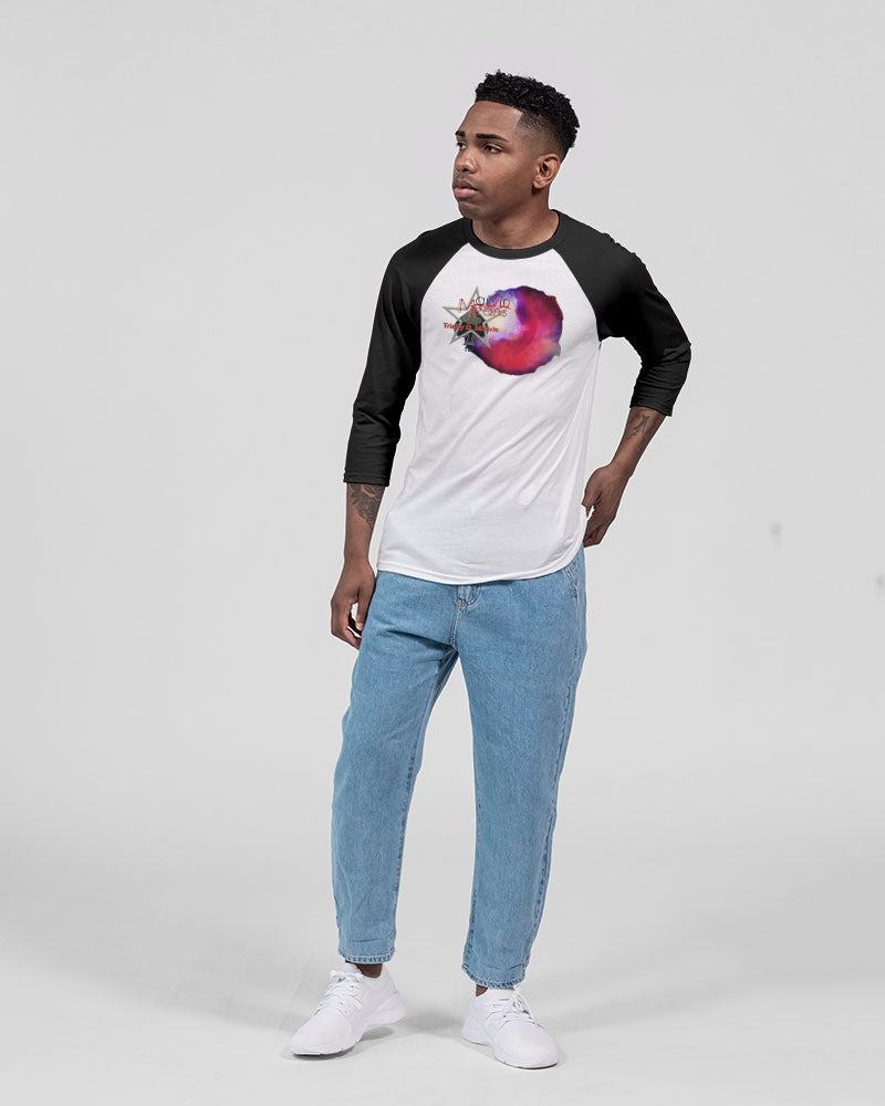 High tide by Marvin Jeans and Trinity D Marvin Unisex Three-Quarter Sleeve Baseball Tee | Bella + Canvas