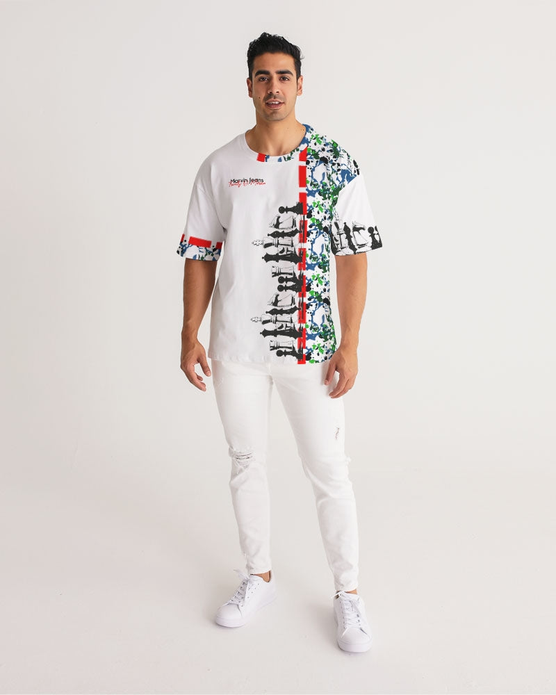 Wild splash chest board  by Marvin Jeans and Trinity D Marvin Men's Premium Heavyweight Tee