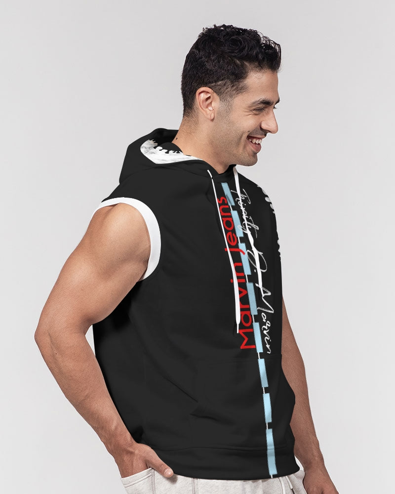 Drip BY MARVIN JEANS Men's Premium Heavyweight Sleeveless Hoodie