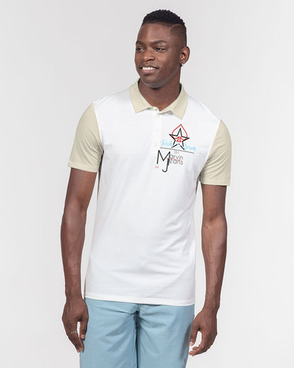 Blake BY MARVIN JEANS Men's Slim Fit Short Sleeve Polo