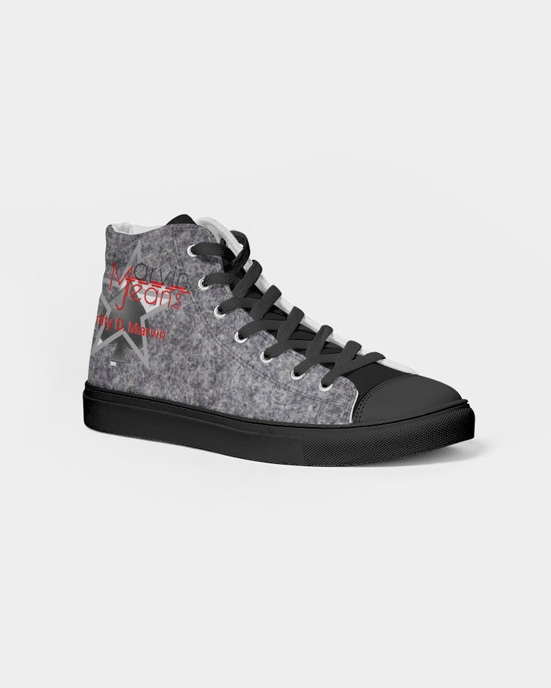 Wool by Marvin Jeans and Trinity D Marvin Men's Hightop Canvas Shoe - Black