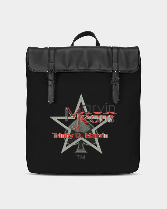 Black by Trinity D Marvin and Marvin Jeans  Casual Flap Backpack