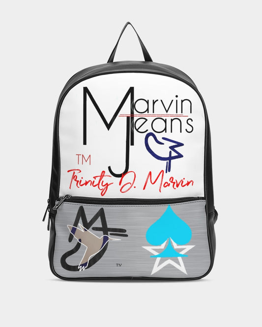 Logo's by Marvin Jeans and Trinity D. Marvin Classic Faux Leather Backpack