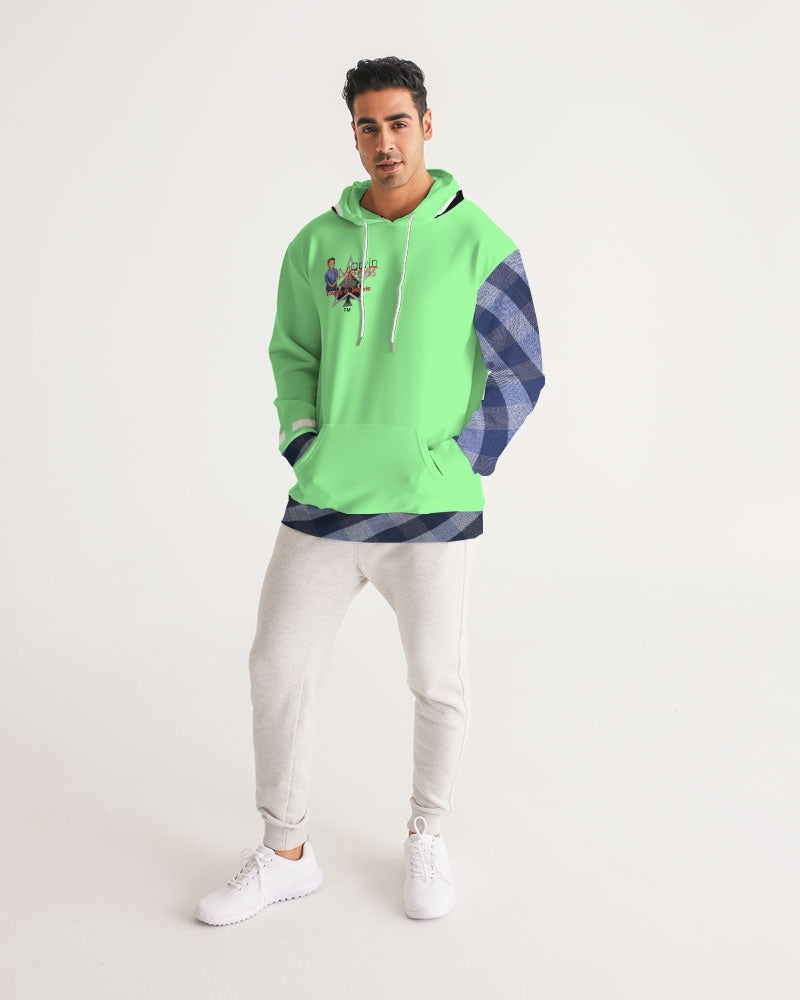Mint 2.0 blue stripes  Men's Hoodie