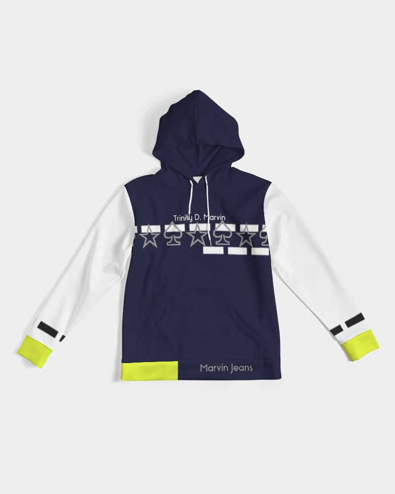 Fashion Icon by Marvin Jeans and Trinity D Marvin Men's Hoodie