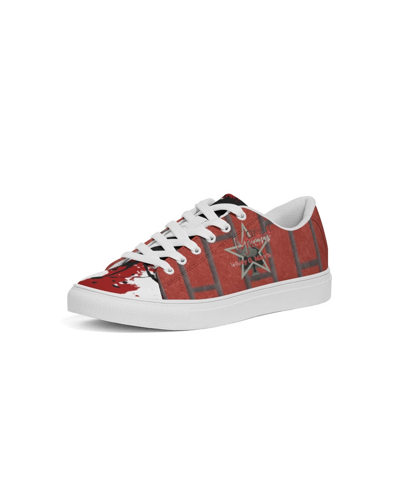 Brick city red awesome print Marvin Jeans and Trinity D Marvin Men's Faux-Leather Sneaker