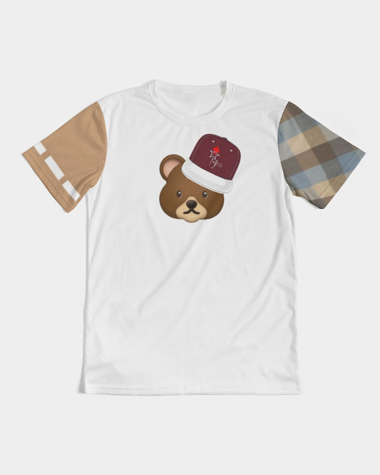 @plaids bear cap Men's Tee
