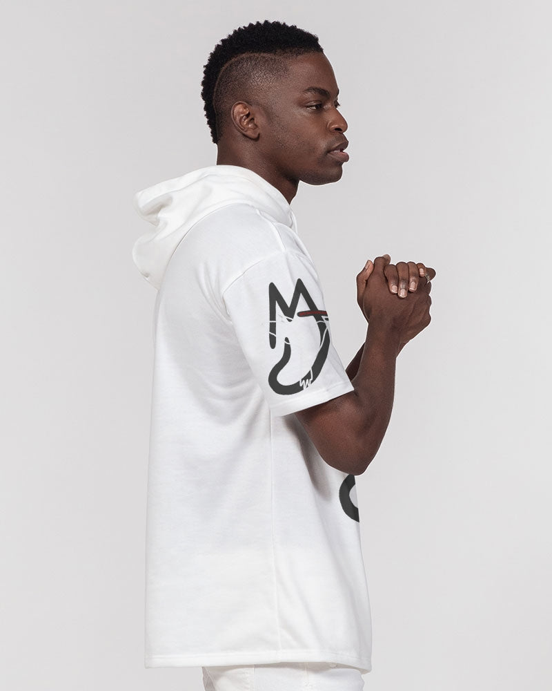 Logo cap by Marvin Jeans and Trinity D Marvin Men's Premium Heavyweight Short Sleeve Hoodie