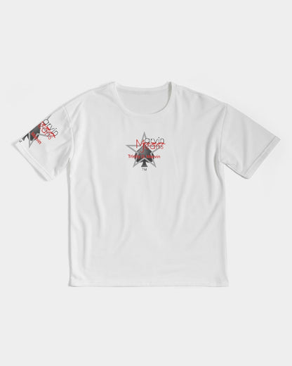 All white Men's Premium Heavyweight Tee