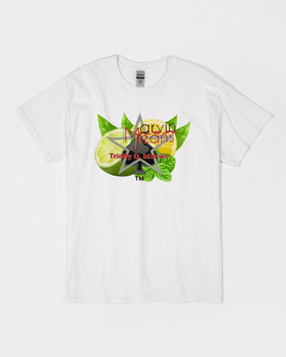 Lemon Lime all white by Marvin Jeans and Trinity D Marvin Unisex Ultra Cotton T-Shirt | Gildan