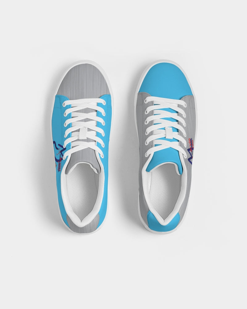 Loud blue mix by Marvin Jeans and Trinity D Marvin Men's Faux-Leather Sneaker