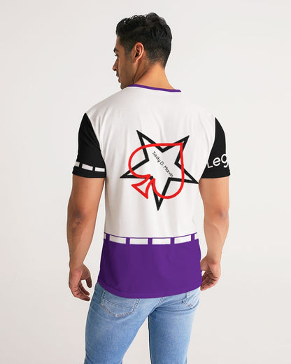 Black and purple Trinity D. Marvin Men's Tee