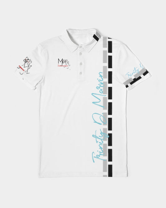 @the MARVIN JEANS company Men's Slim Fit Short Sleeve Polo